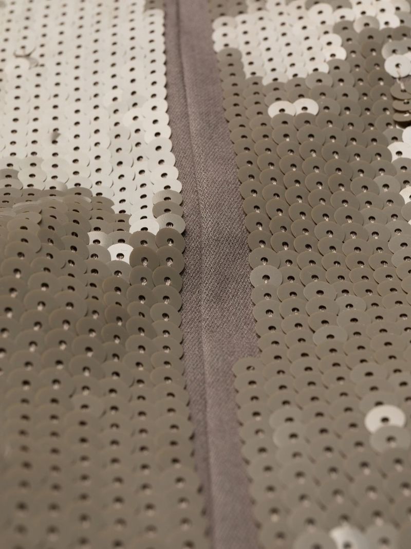 Grey High Waist Sequin Leggings
