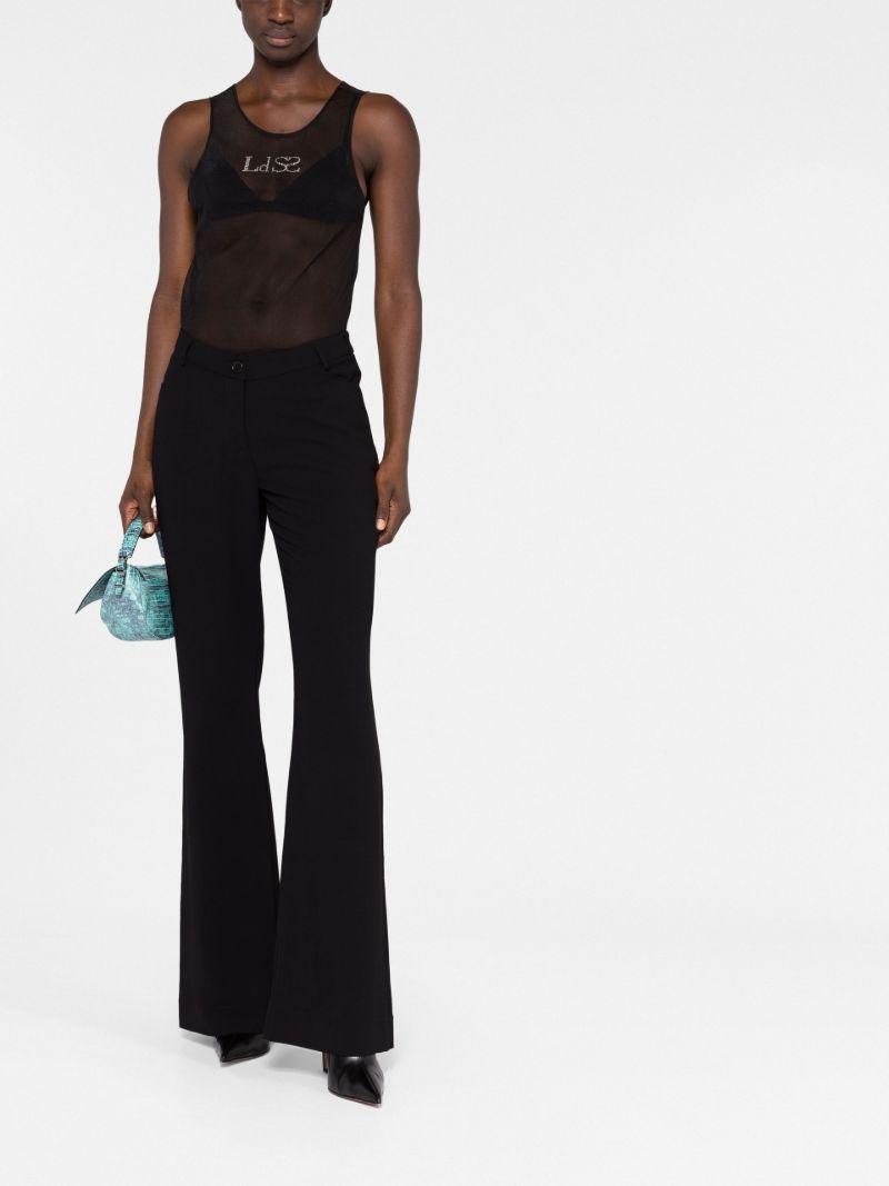 Black Crystal Logo Tank Top