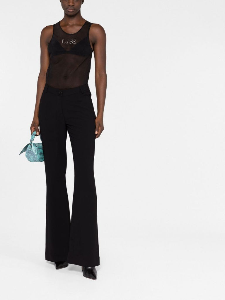 Black Crystal Logo Tank Top