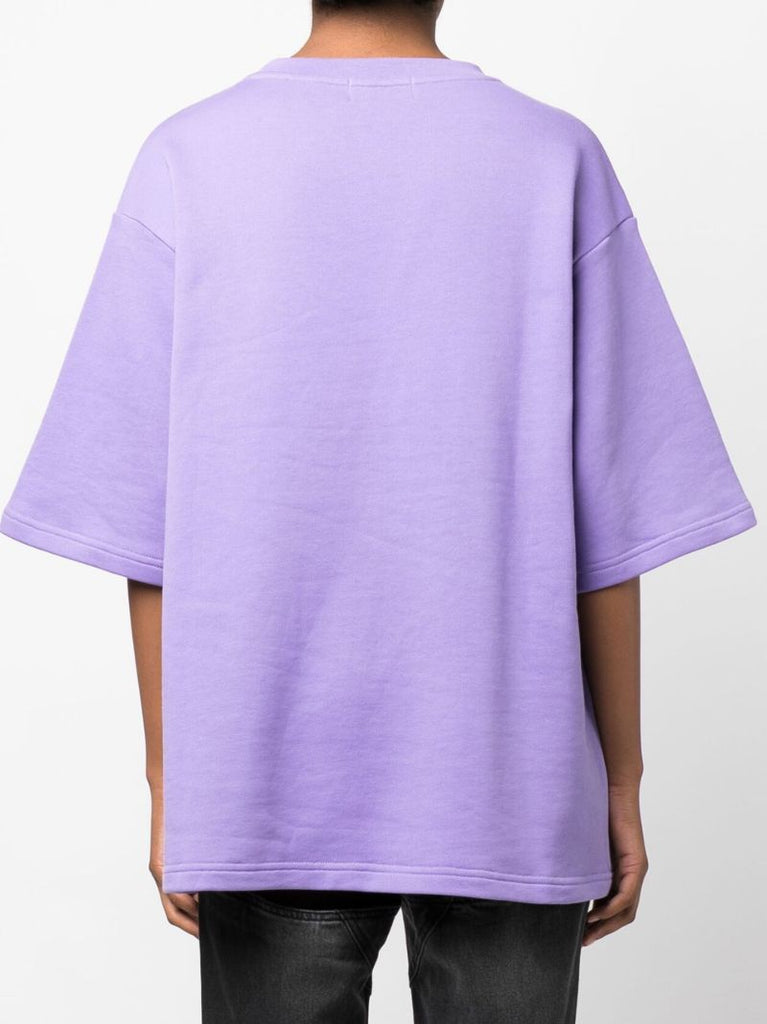 Purple Floral Print T-shirt