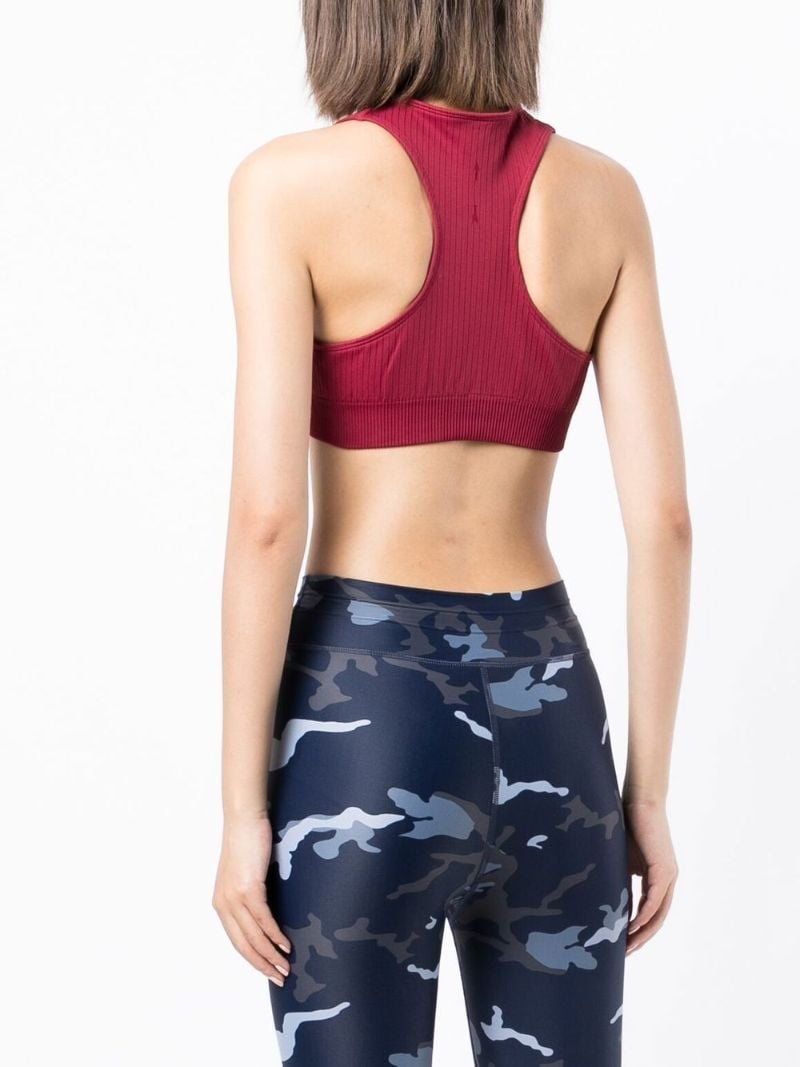 Red Anna Seamless Sports Bra
