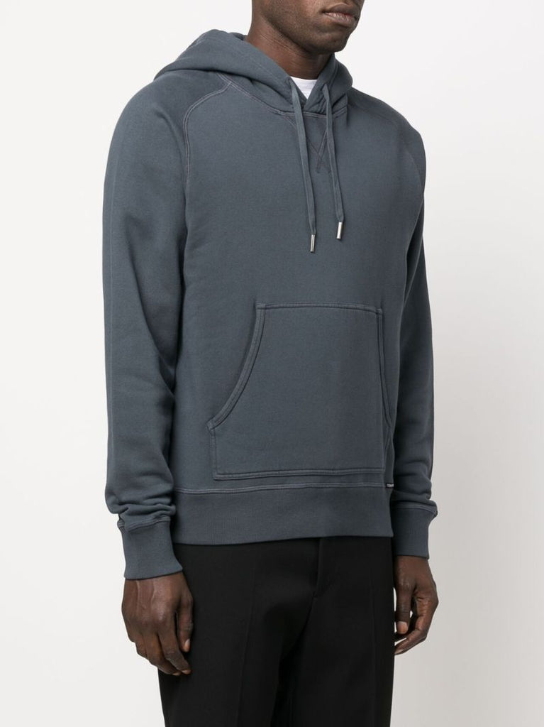 Blue Cotton Hoodie