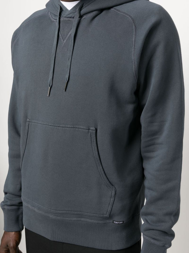 Blue Cotton Hoodie