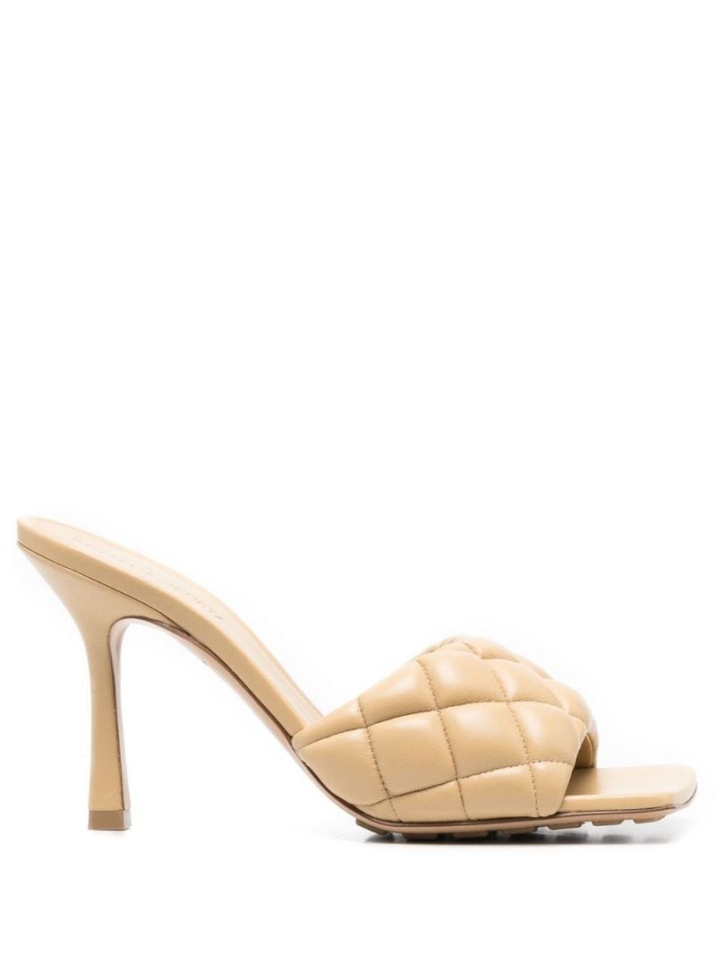Neutral Padded 90 Leather Mules
