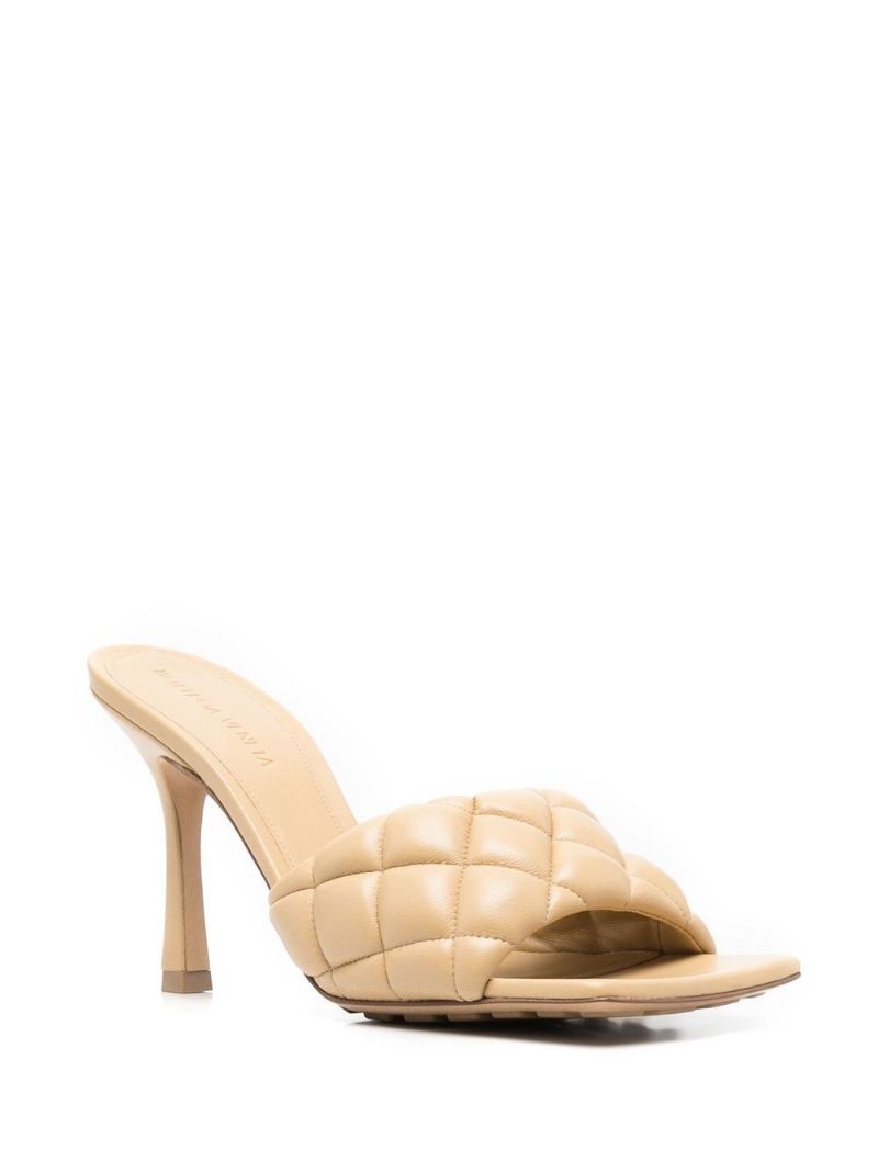 Neutral Padded 90 Leather Mules
