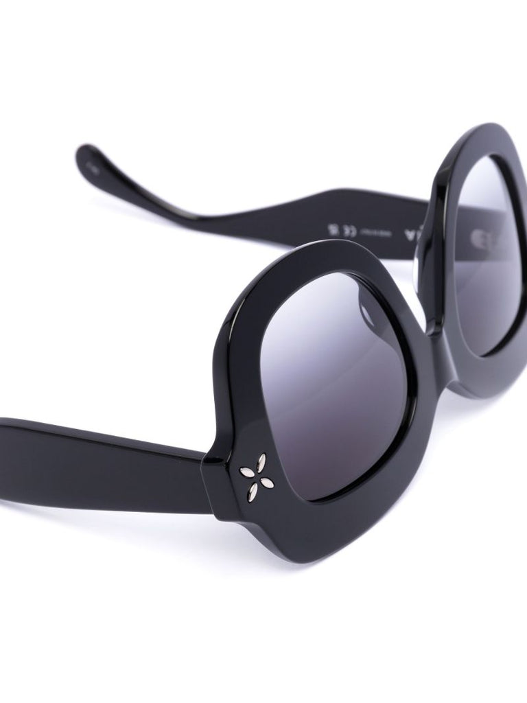 Black Oversized Square Sunglasses