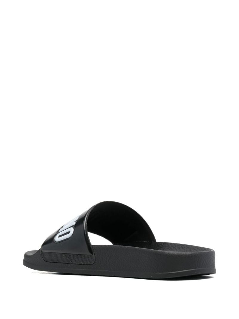 Black Logo Pool Slides