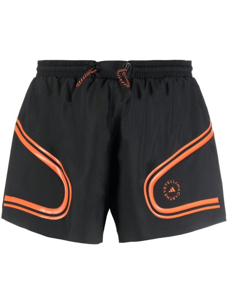 Orange Truepace Running Shorts