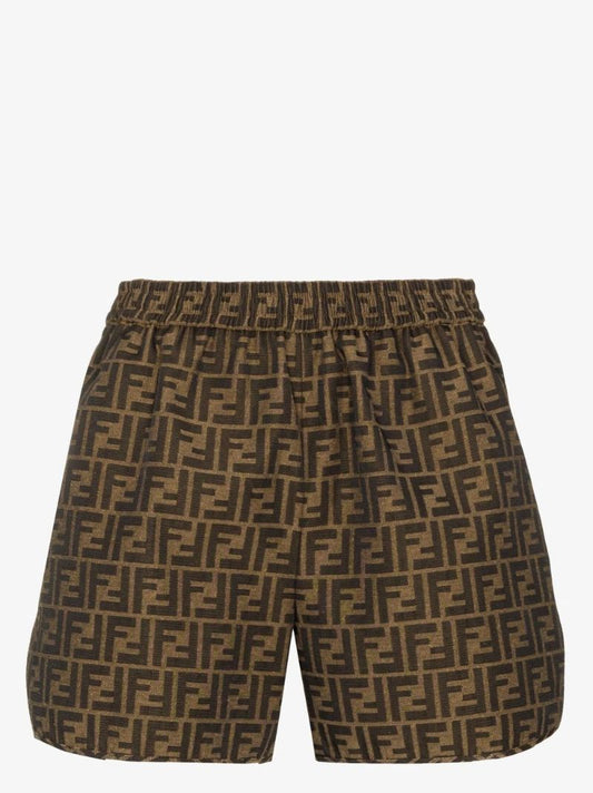 Brown Ff Shorts