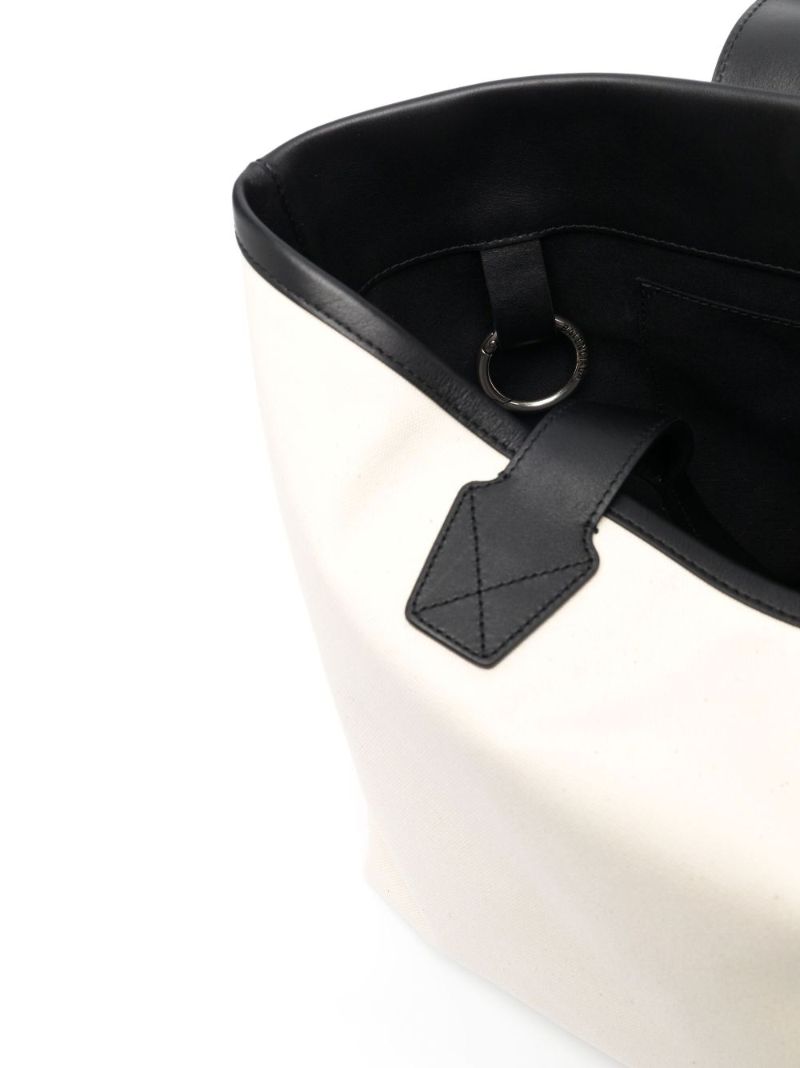 Neutral Jumbo Small Canvas Tote Bag