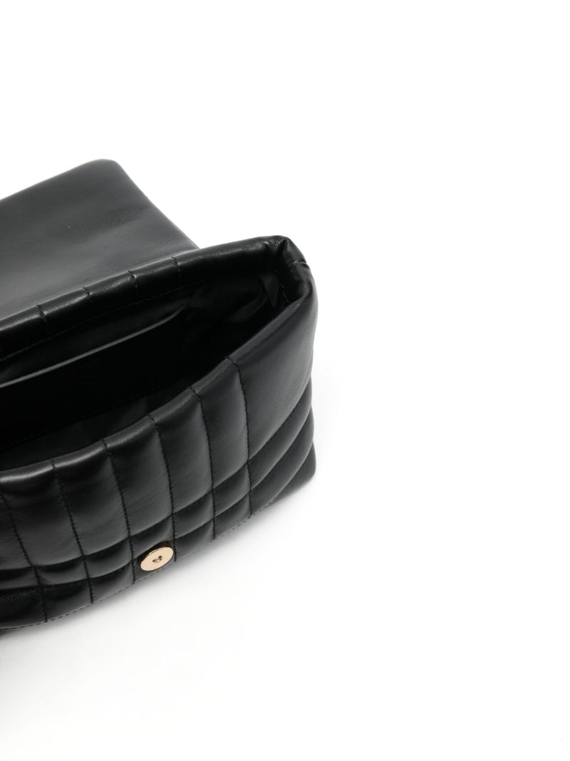 Black Lola Mini Quilted Leather Shoulder Bag