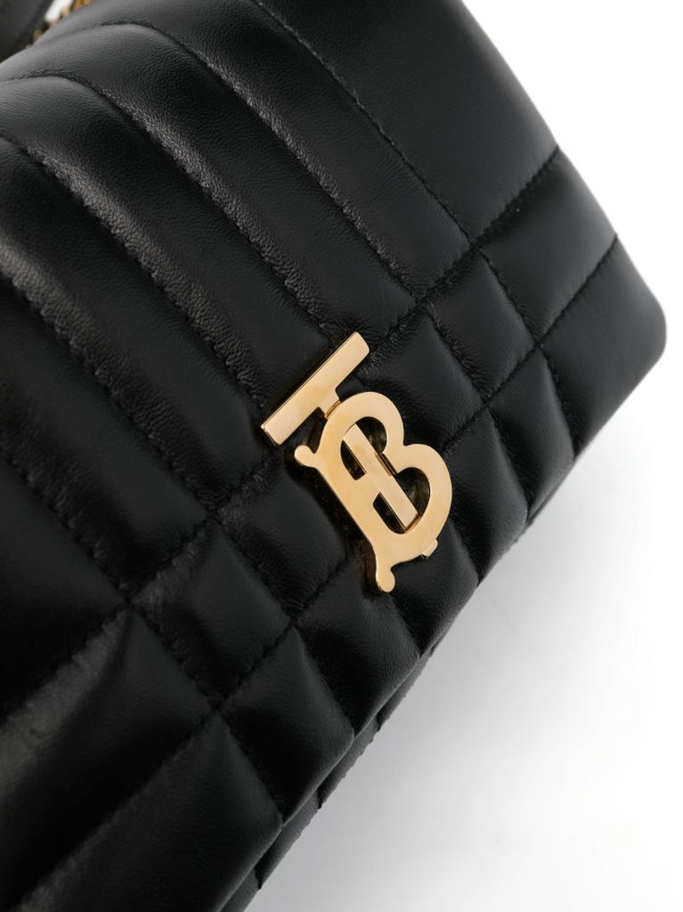 Black Lola Mini Quilted Leather Shoulder Bag
