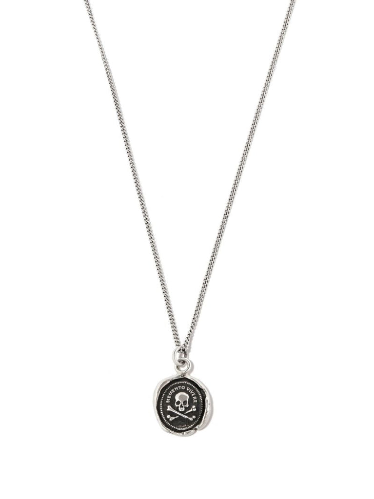 Sterling Silver Remember to Live Chain Necklace