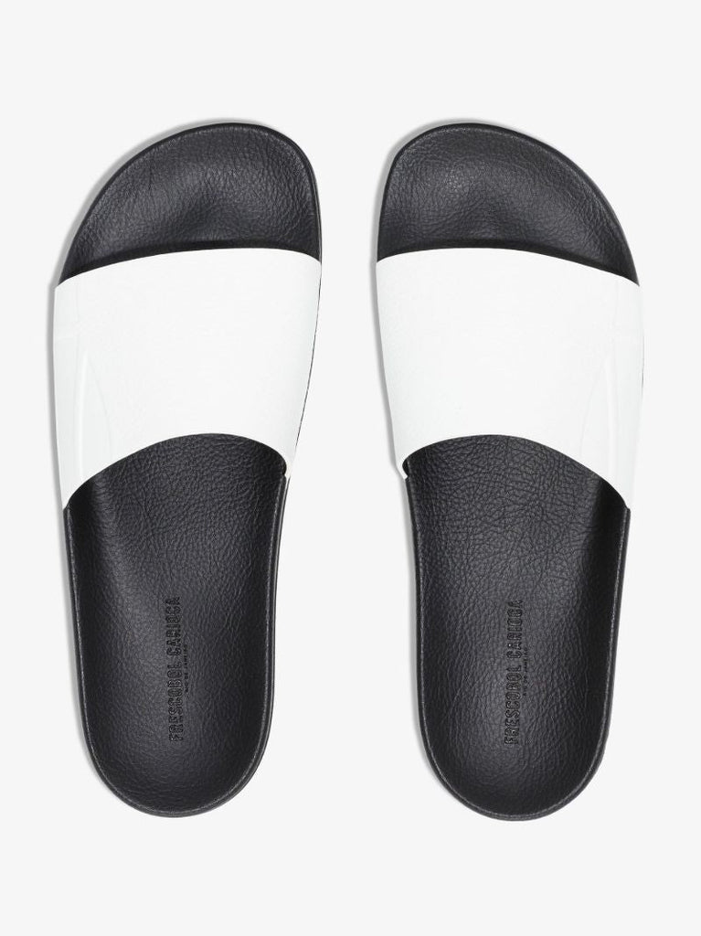 White Humberto Suede Slides