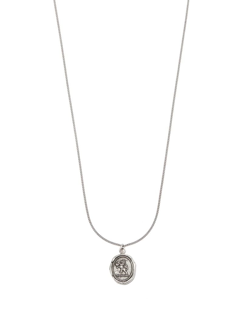 Sterling Silver Lionhearted Talisman Chain Necklace