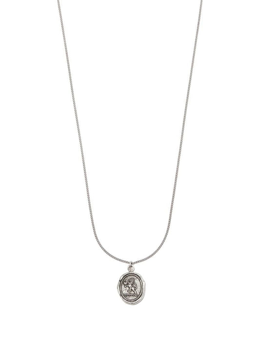 Sterling Silver Lionhearted Talisman Chain Necklace