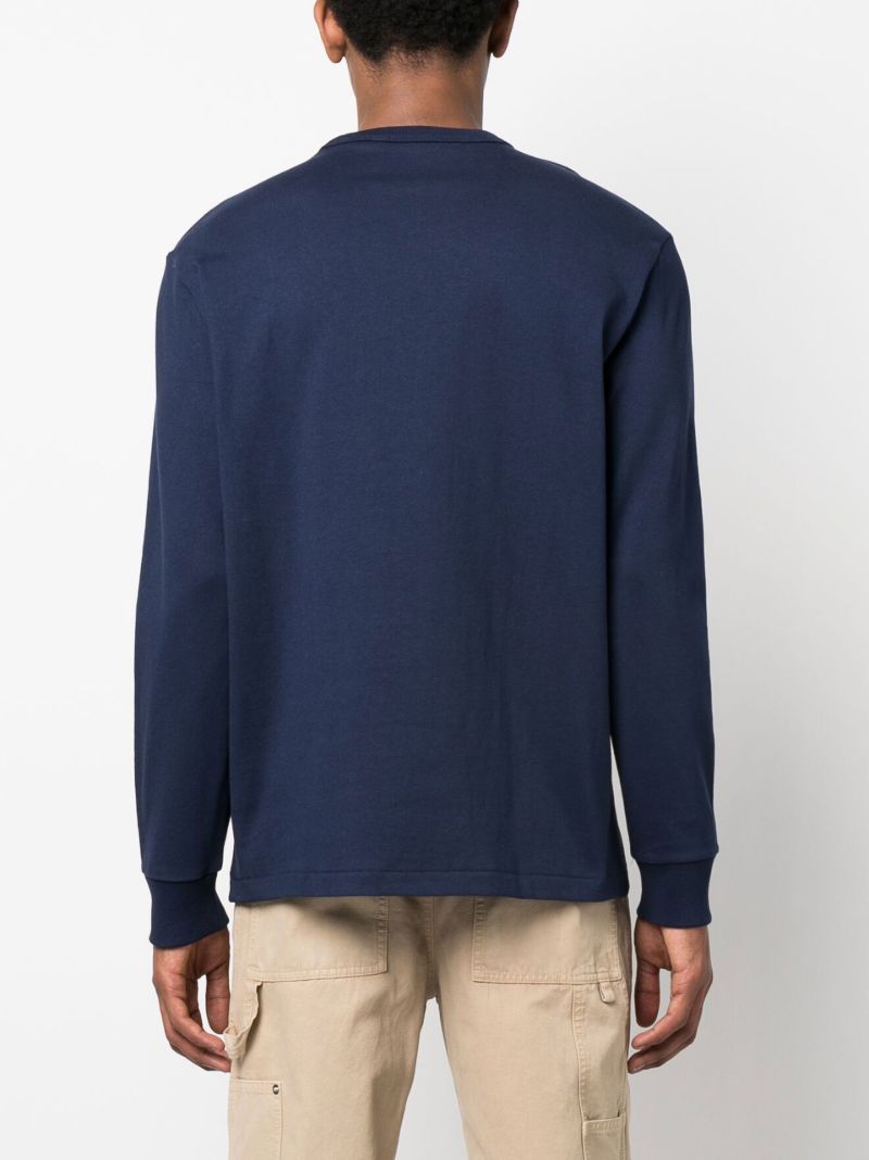 Blue Polo Pony Long Sleeve T-shirt