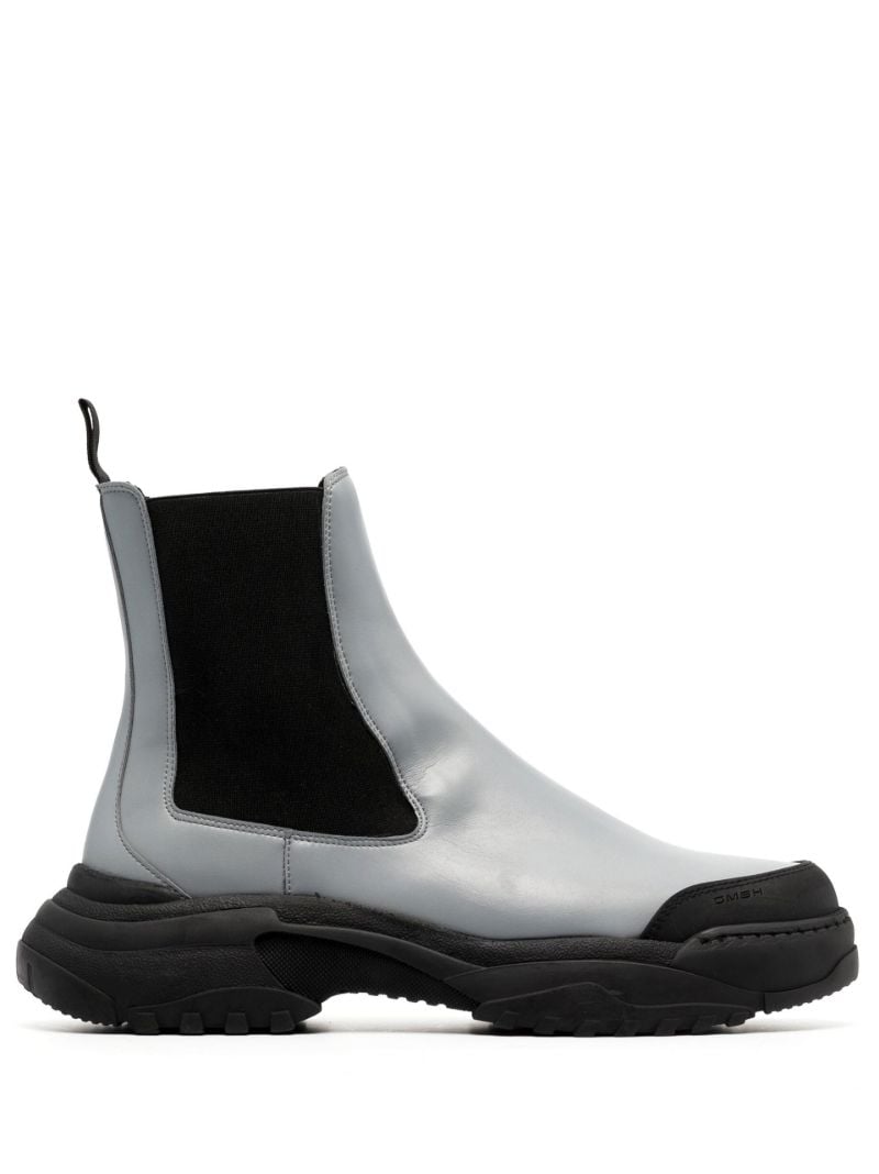 Grey Chelsea Ankle Boots