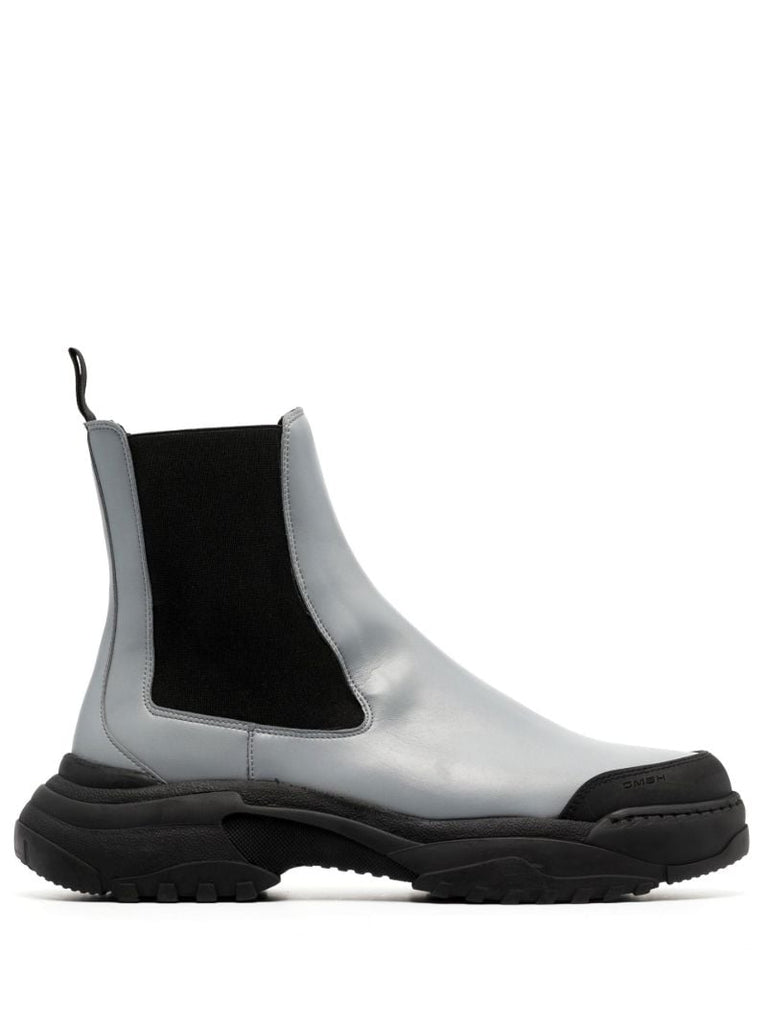 Grey Chelsea Ankle Boots