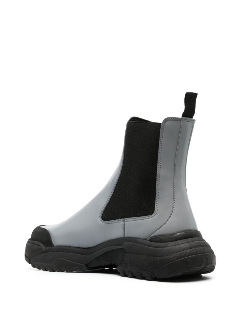 Grey Chelsea Ankle Boots