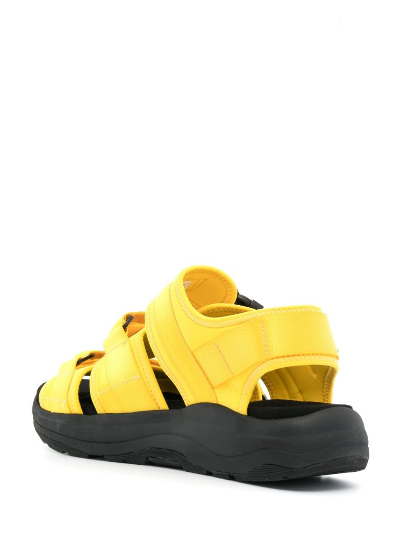 X Suicoke Yellow Vega Strap Sandals