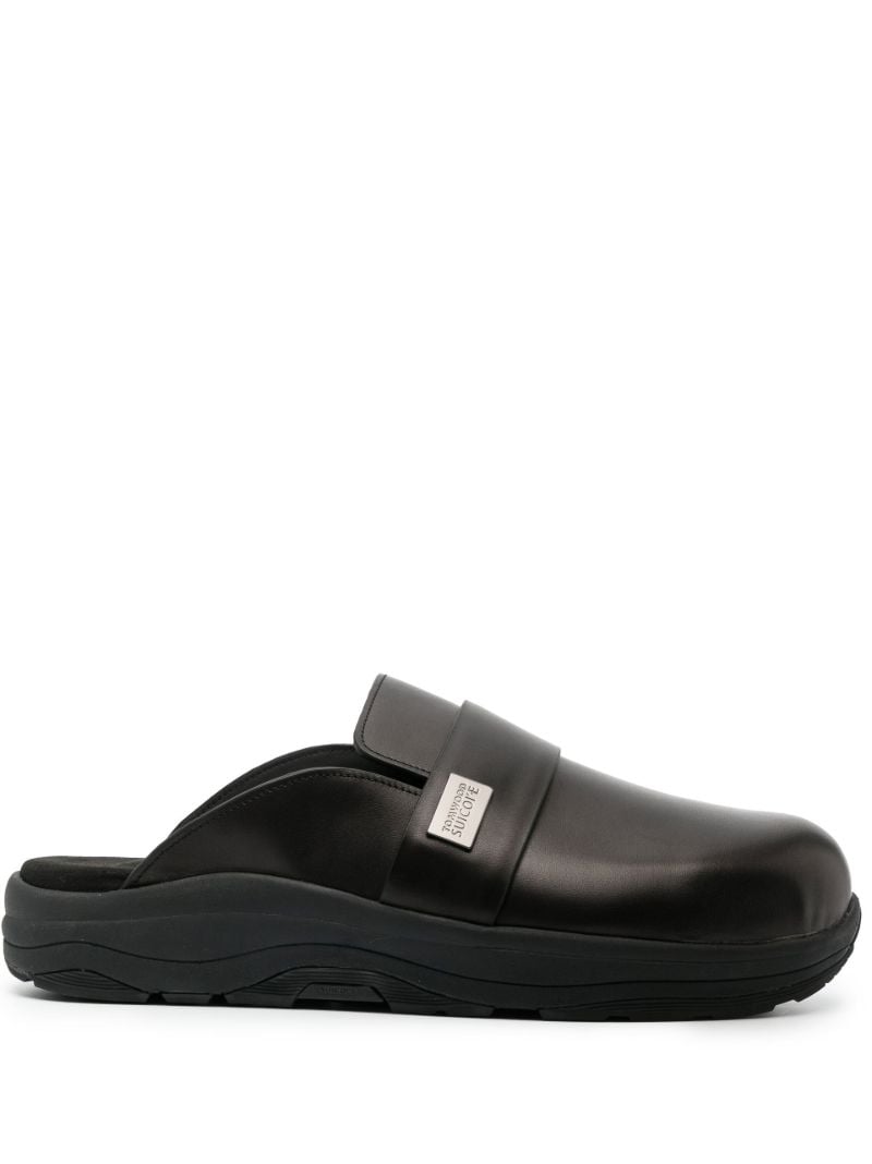 X Suicoke Black MakÃ_x0083_Â¶ Leather Clogs