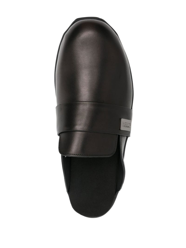 X Suicoke Black MakÃ_x0083_Â¶ Leather Clogs