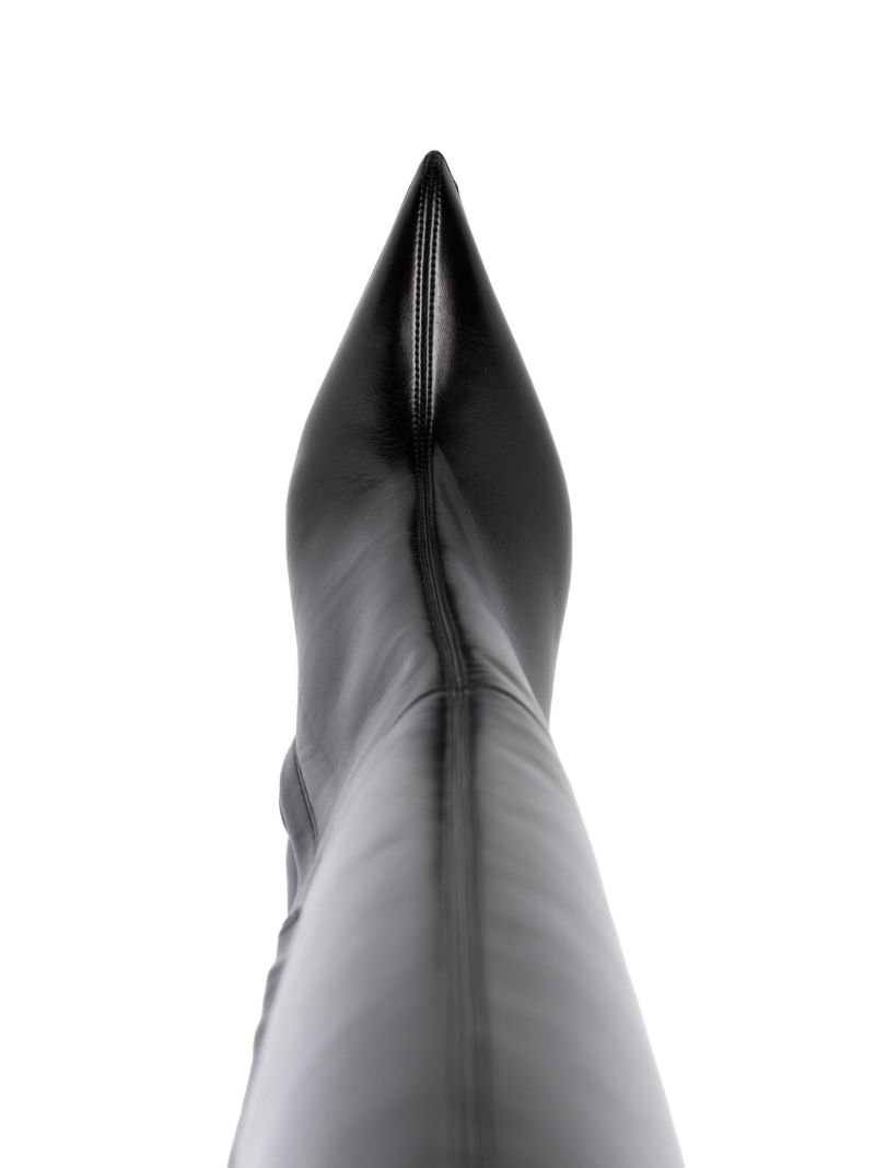 Black Nadja 100 Knee-high Boots