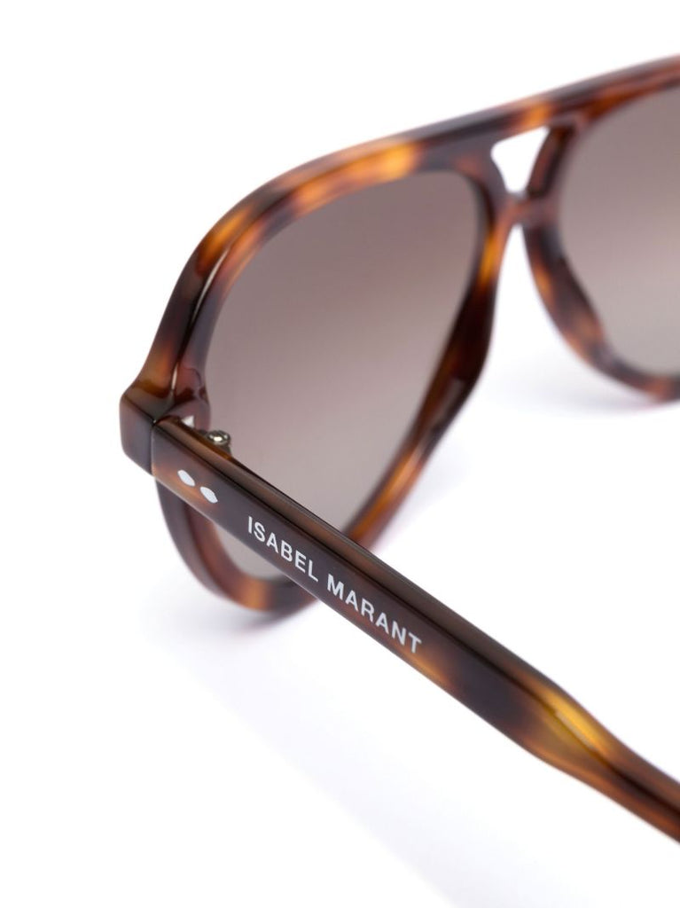 Brown Naya Aviator-style Sunglasses