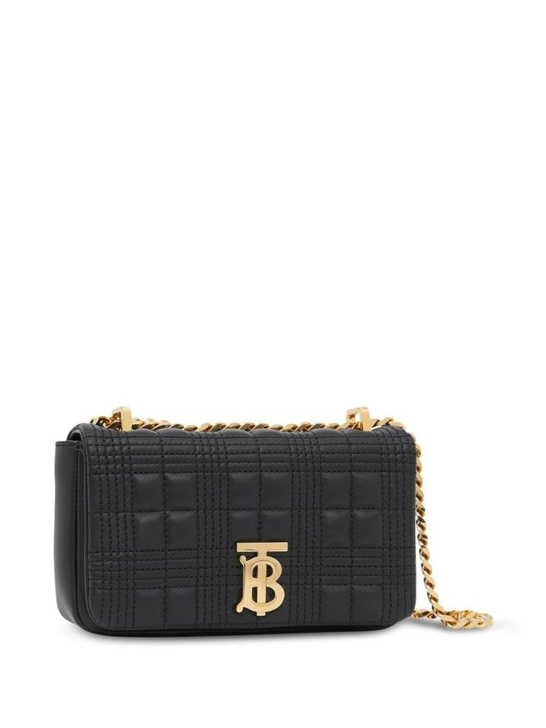 Black Lola Quilted Leather Mini Bag