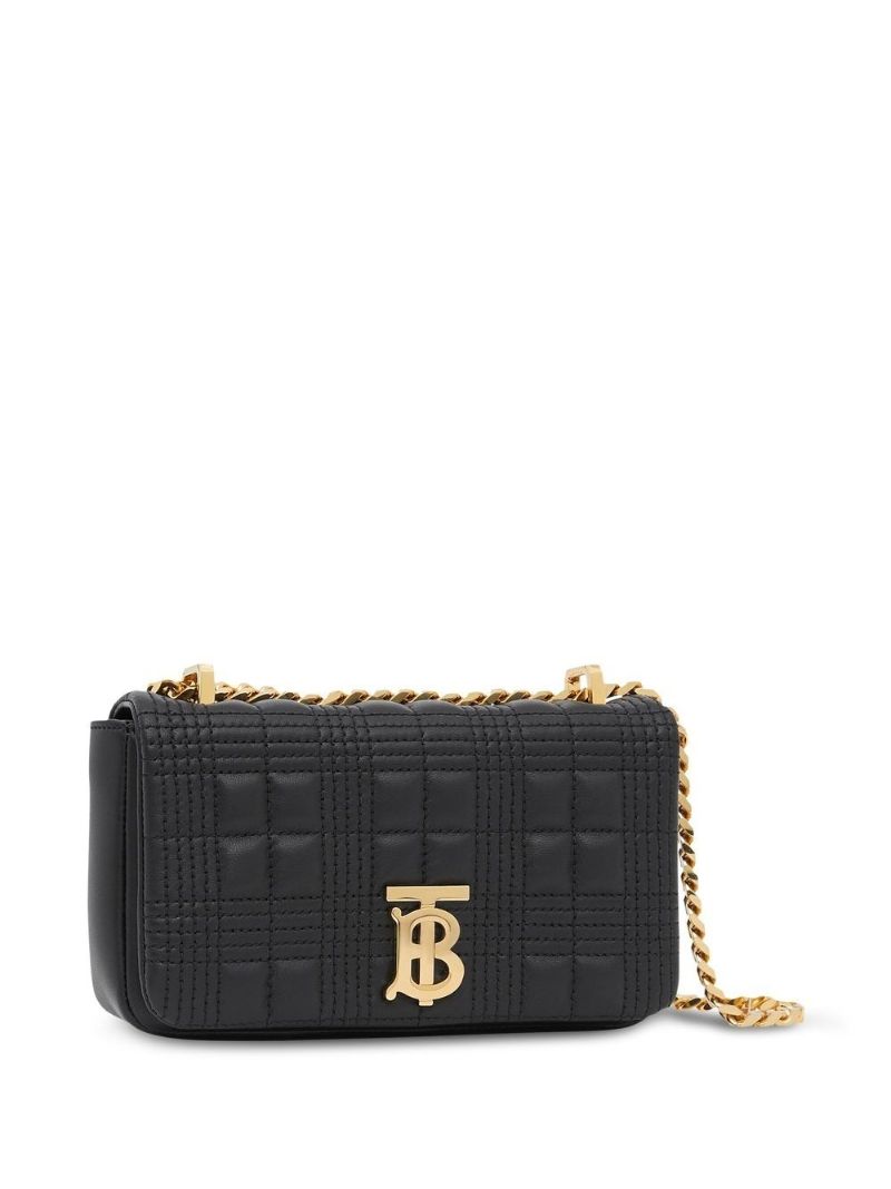 Black Lola Quilted Leather Mini Bag