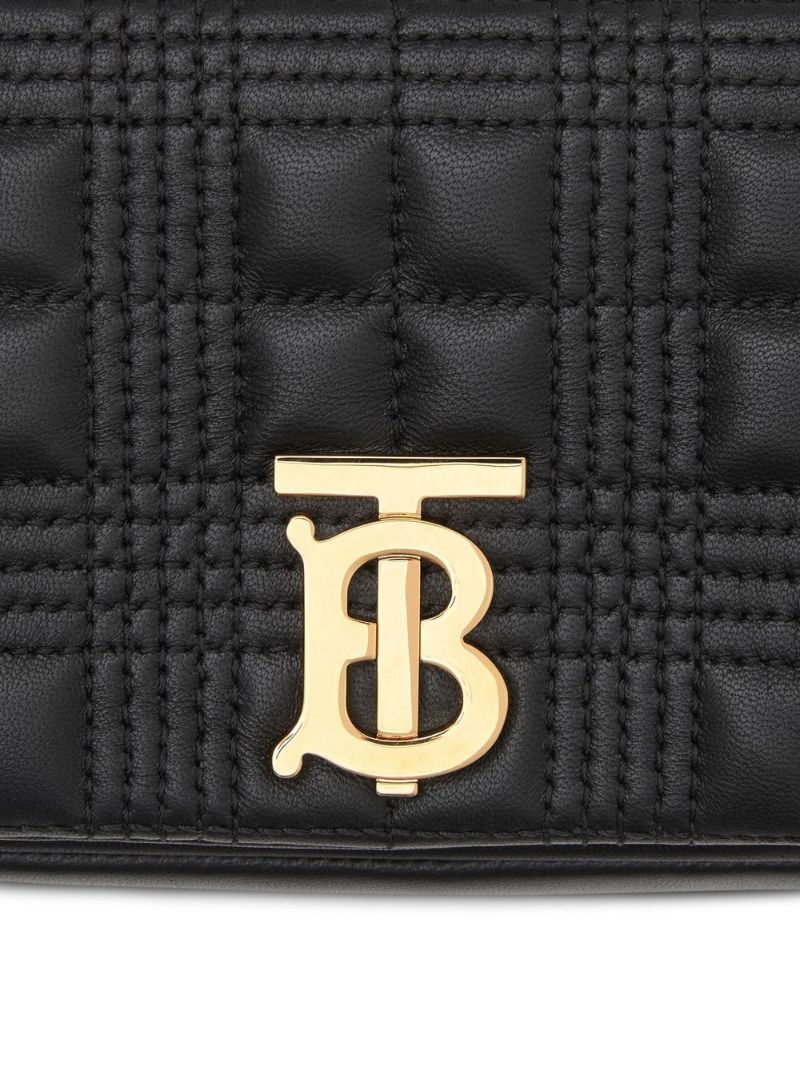 Black Lola Quilted Leather Mini Bag