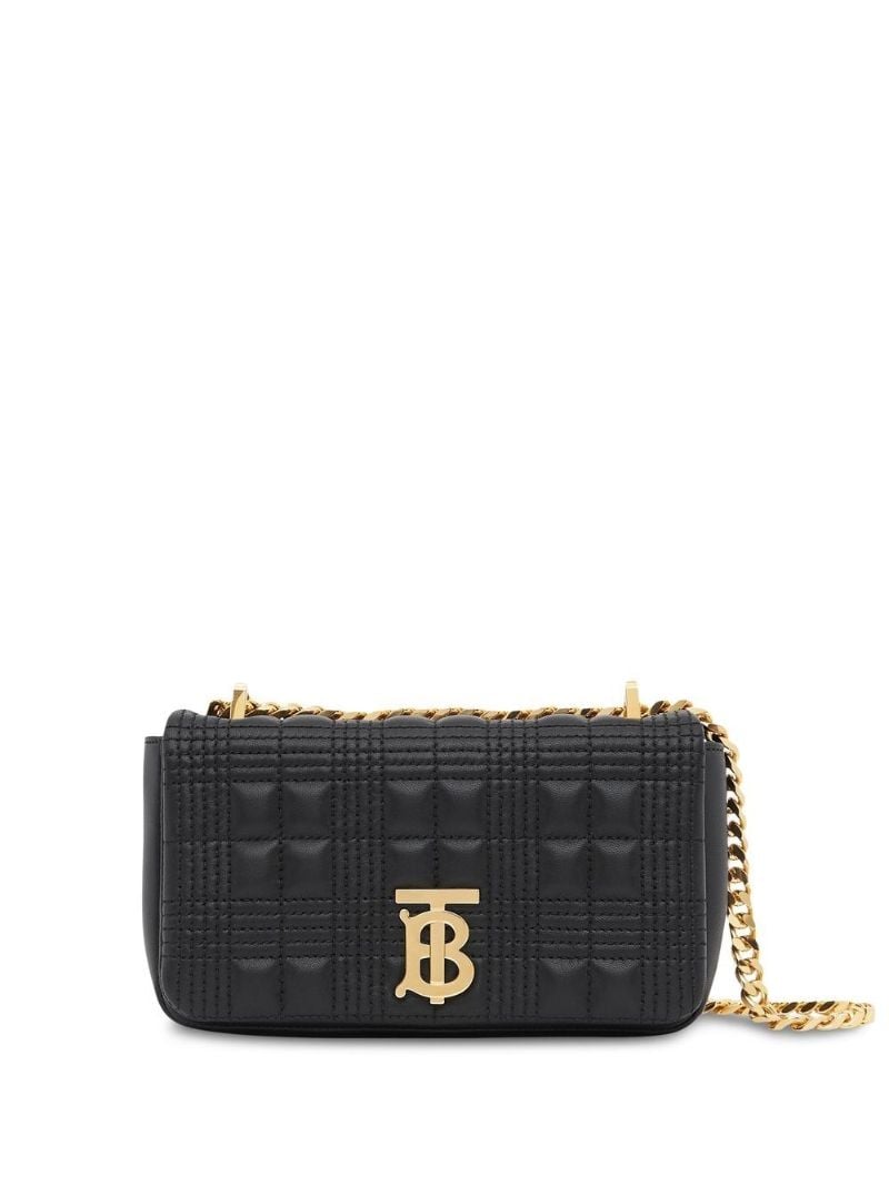 Black Lola Quilted Leather Mini Bag
