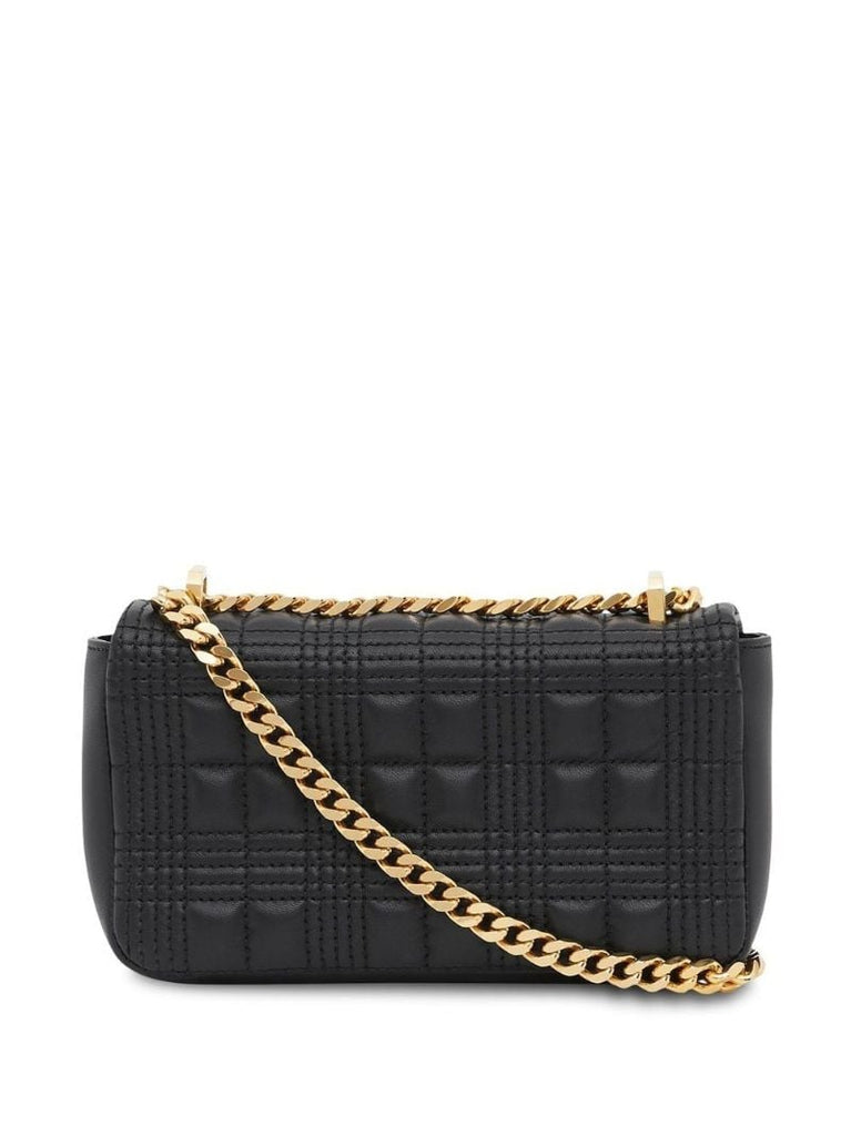 Black Lola Quilted Leather Mini Bag
