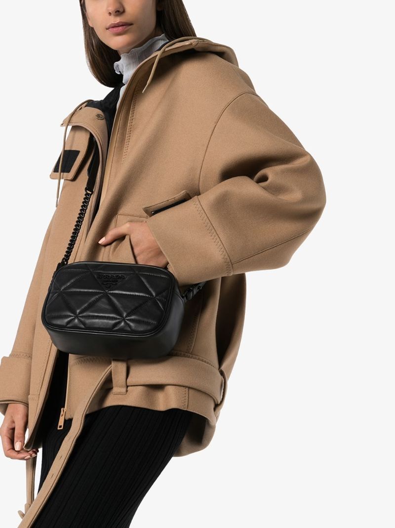 Quilted Leather Camera Bag