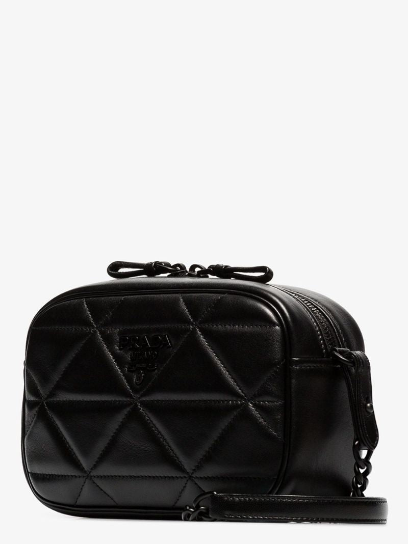 Quilted Leather Camera Bag