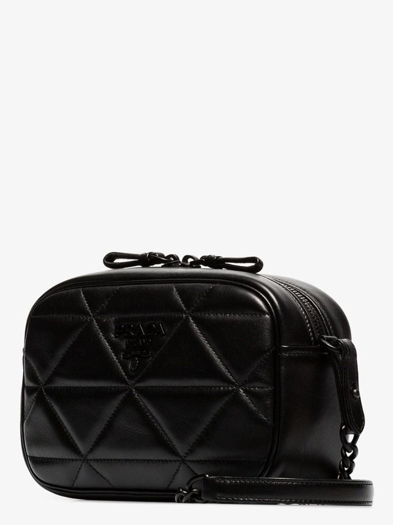 Quilted Leather Camera Bag