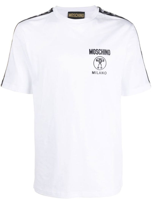 White Logo-tape Short-sleeve T-shirt