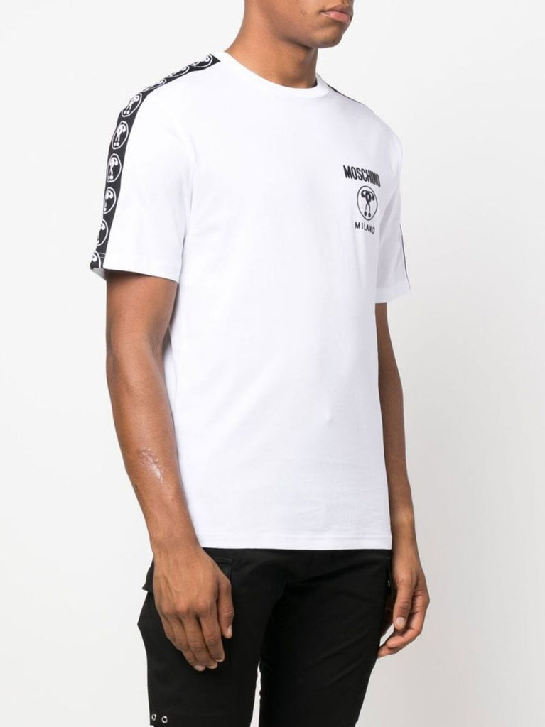 White Logo-tape Short-sleeve T-shirt