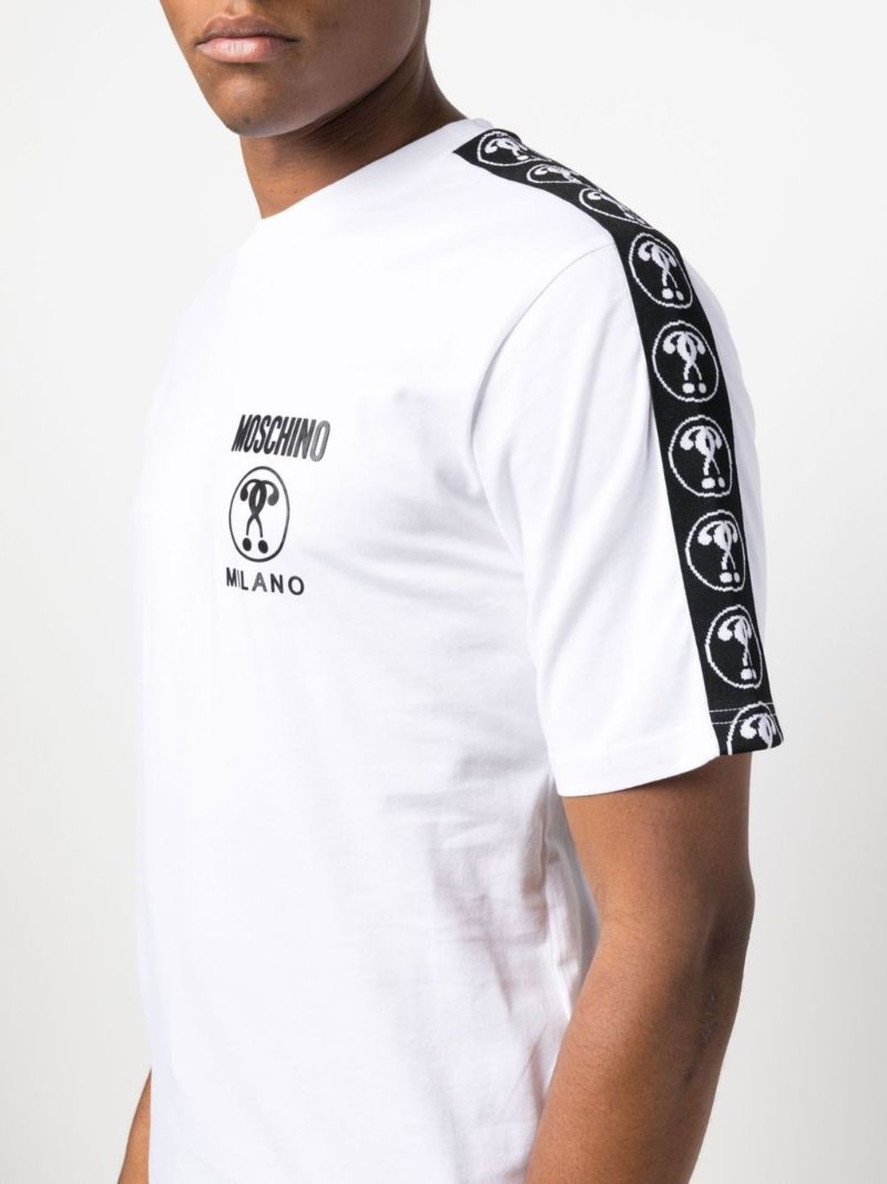 White Logo-tape Short-sleeve T-shirt