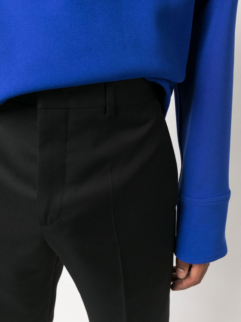 Black Single-breasted Wool Suit