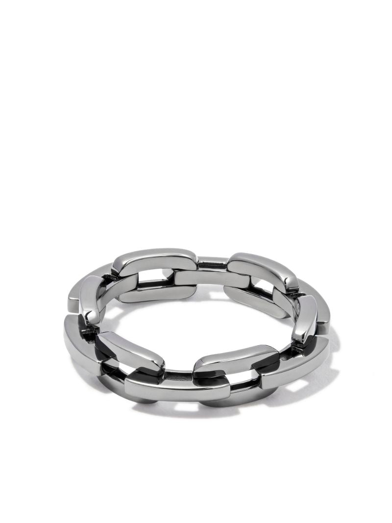 Black Gold Mini Deco Link Chain Ring