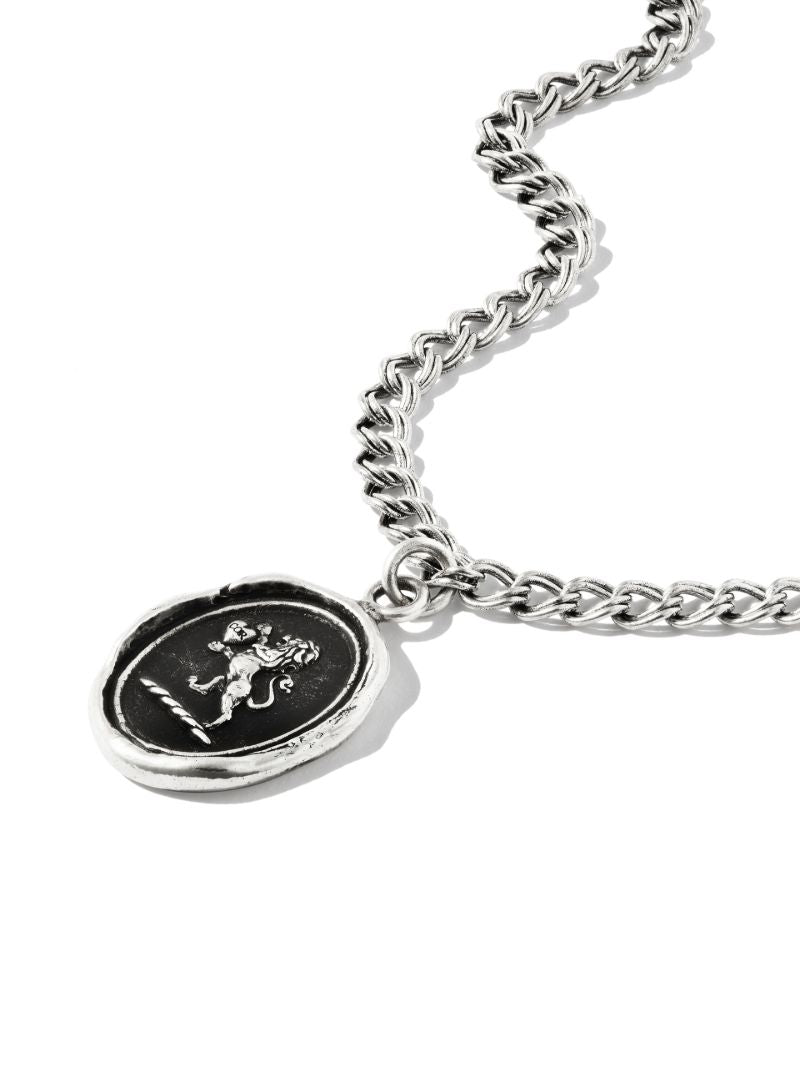Sterling Silver Lionhearted Chain Bracelet