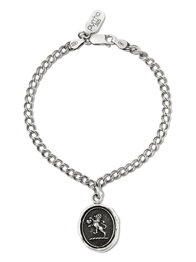 Sterling Silver Lionhearted Chain Bracelet