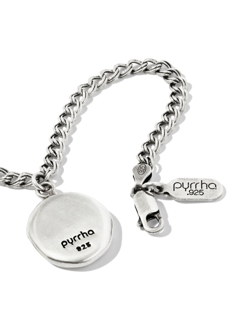 Sterling Silver Lionhearted Chain Bracelet