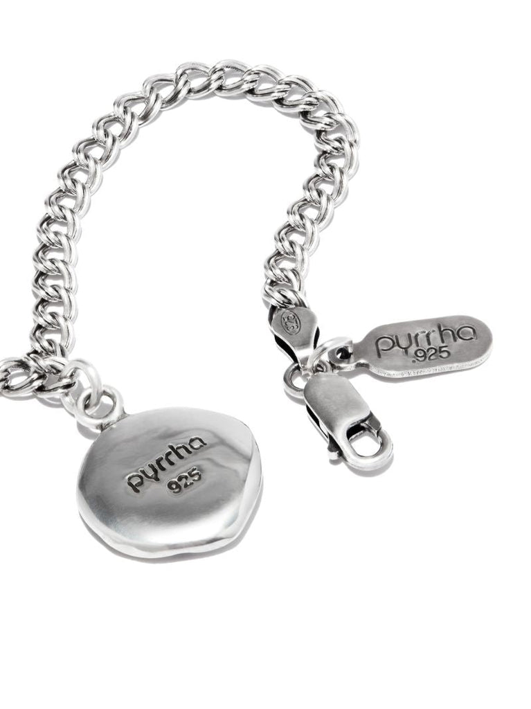 Sterling Silver Direction Talisman Chain Bracelet