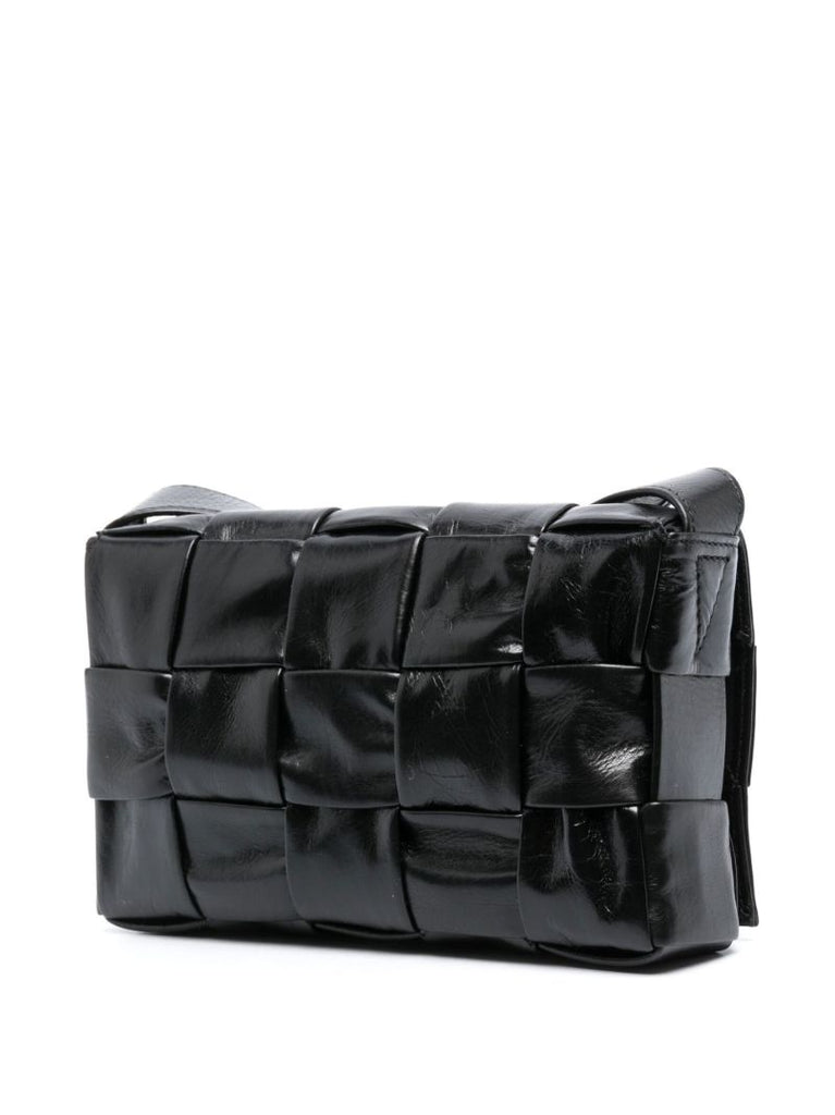 Black Mini Cassette Shoulder Bag