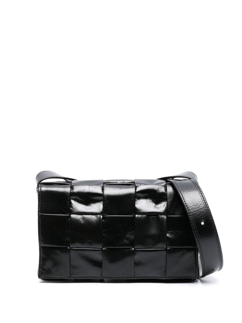 Black Mini Cassette Shoulder Bag