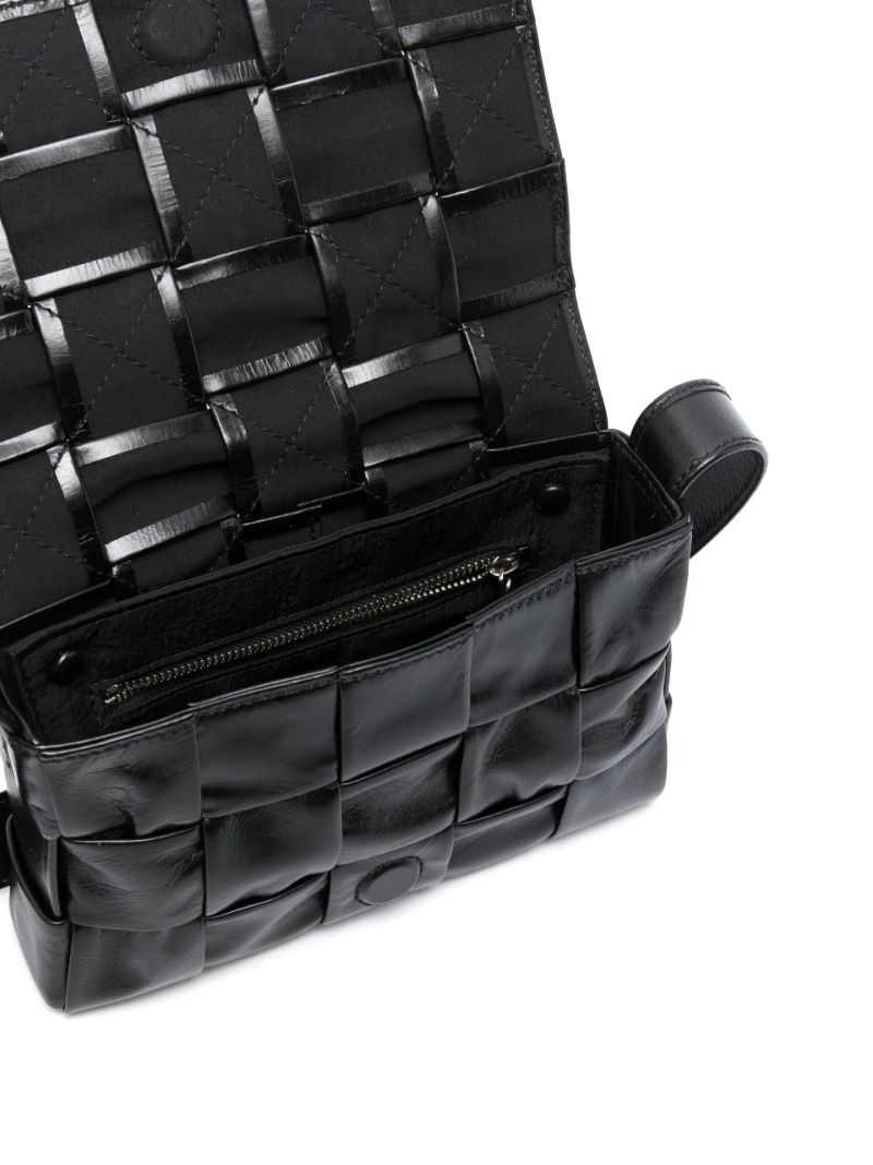 Black Mini Cassette Shoulder Bag