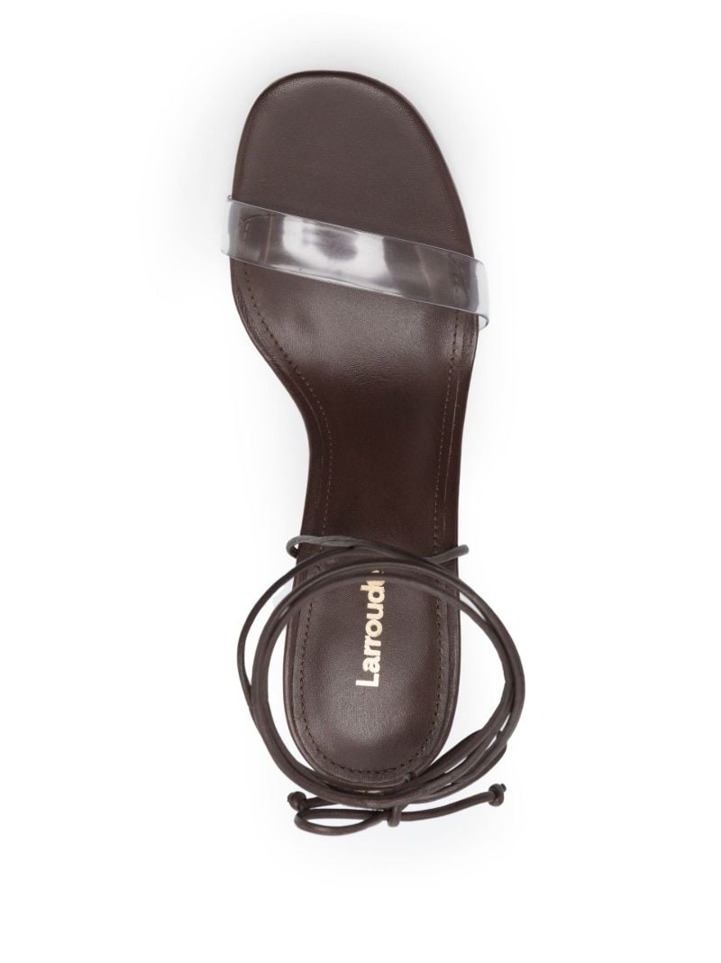 Brown Gloria 95 Leather Sandals